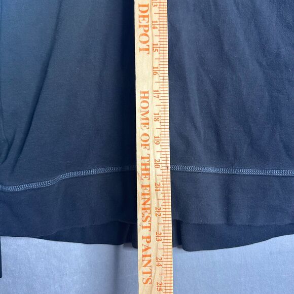 Nike Jacket Girls‎ Large (12-14) Black Left Swoosh Y2K Pocket Athleisure Hooded - Picture 6 of 9